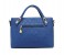 ELLEN AM02 Emboss Plaid Bag Women Luxury 4pc Handbag with Bear - Blue 3 in UAE