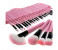Professional Makeup Brush Cosmetic 24 Brushes Kit Set with Bag - Pink 3 in UAE