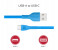 Promate Powerbeam-C USB to USB Type C Fast Charging Cable with Over-Current Protection - 1.2 Metre, Blue 3 in UAE