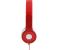 Compact Tri-Fold Design High Definition Single Pin Wired Stereo Headphones - Red 3 in OMAN