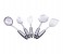Prestige PR8037 5 Pieces Stainless Steel Kitchen Tool Set with Soft Rubber Grip, Silver 1 in UAE