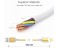  MQ Multi-Color 2 In 1 Nylon-Braided 2A Fast Charging Metal Magnetic Cable For Micro USB Android and Lightning iOS Devices MC-2AFC Gold 2 in UAE