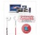 Promate Tribe Tangle Free Handcrafted Fabric Braided Earbud with Mic Earphones, Pink 3 in UAE