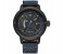 Weide UV 1609LB Mens Analog and Complete Calendar Watch Black and Blue 1 in OMAN