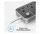 Promate PowerStrip-3.UK 2500W Universal Power Strip with 6 USB Charging Ports and 3 Universal Power Sockets, Black 3 in UAE