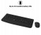 Rapoo X1900 Combo Wireless Optical Mouse & Keyboard - English, Black 17786 5 in UAE