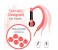 Promate Gaudy Universal Vibrant In Ear Sweatproof Gear Buds Headphones with Noise Cancelling, Pink 3 in UAE