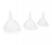 Prestige PR8025 3 Pieces Plastic Funnel Set, White 2 in UAE