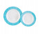 Royalford RF7436 20 Pieces Melamine Dinner Set - Blue 2 in UAE