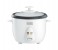 Black and Decker RC1050-B5 1.0 Litre Non Stick Rice Cooker with Glass Lid - White 1 in UAE
