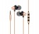 Promate Clavier Universal In-Ear Stereo Earphones with In-Line Mic, Gold 1 in UAE