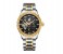 Tevise T807C Skeleton Men's Automatic Sun Moon Phase Watch - Gold & Black 1 in UAE