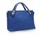 ELLEN AM02 Emboss Plaid Bag Women Luxury 4pc Handbag with Bear - Blue 4 in UAE