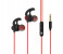 Promate SWIFT In-Ear Stereo Earphones with Microphone - Red 1 in UAE