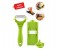 MP2410 Kitchen Essentials Peel & Julienne 2 in 1 Miracle Peeler Set - Green 3 in UAE