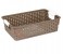 Taqdeer YN-937 Plastic Desk Storage Tray - Brown 1 in UAE