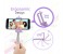 Promate Minipod Perfectly Foldable Extendable Selfie Stick Pole Wire Monopod with Remote Shutter, Purple 5 in UAE