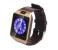 Smart Watch Rubber Strap, with Sim slot DZ-09 - Gold 5 in UAE