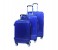 Platinum RA8655 4 Wheels Unbreakable Hard Travel Trolley Bag Set of 3 Pieces - Blue 1 in UAE