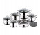 Royalford RF8384 12 Pieces Stainless Steel Induction Cookware Set - Silver 1 in OMAN