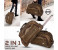 Okko GH-190 2 in 1 Multifunction Rolling Duffel Bag Brown 1 in UAE