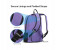 Promate Alpha-BP 15-inch Anti-Theft Travel Lightweight Laptop Backpack - Blue 3 in UAE