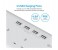 Promate SwitchQC3-UK 4000W 16A Multiport Power Strip with Qualcomm Quick Charge 3.0, White 2 in UAE