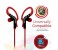 Promate Snazzy Premium In Ear Noise Isolating Sweatproof Earhook Earphone with Copper Cable, Red 5 in OMAN