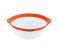 Delcasa DC1493 Plastic Colander - White & Orange 1 in OMAN