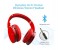 Promate Waves Dynamic Over-Ear Wireless Stereo Headset with Built-In Music Controls, Red 2 in OMAN
