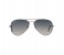 Ray-Ban 0RB3025 004/78 Aviator Matte Black Frame & Grey Gradient Mirrored Sunglasses for Unisex 1 in UAE