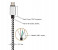 Fast Charging Nylon Micro USB Data Cable for all Android Devices SMCA3 Multicolor 6 in UAE
