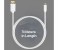Promate LinkMate-H3L 24K Gold Plated Micro-HDMI to HDMI Audio Video Cable - White 3 in UAE