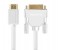Promate LinkMate-H4 Premium High Speed Type A HDMI to DVI Adapter Cable - White 1 in UAE