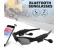 Sunshade Bluetooth Stylish Sporty Earphones Sunglasses - Rechargeable, Black