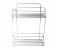 Delcasa DC1182 2 Layer Stainless Steel Bathroom Shower Rack - Silver 1 in UAE
