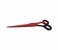 Tips & Toes TT-682 Super Cut- Stainless Steel Professional Barber Scissors - Red & Black 1 in UAE