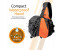 Promate SLINGER Quick Access SLR Camera Sling Bag with Multiple Storage Options - Orange 6 in UAE