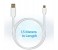Promate LinkMate-U2 Premium USB to Micro-USB 2.0 flexShield Copper Cable for Mobile Phones - White 3 in OMAN