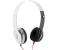 Compact Tri-Fold Design High Definition Single Pin Wired Stereo Headphones - White 1 in OMAN