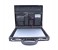 Para John PJSC8902B Gun Color Metal Fitting PVC Suitcase - Black 3 in UAE