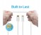 Promate LinkMate-H2L High Speed Premium 24K Gold Plated HDMI to Mini-HDMI Cable - White 4 in UAE