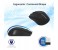 Promate Clix-8 2.4GHz Wireless Ergonomic Optical Mouse, Black 5 in UAE