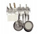 Taqdeer nc-33150 The Kitchen Hangs Series Storage Organizer Silver 4 in UAE