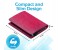 Promate RFIDWallet Ultra Slim Bifold Leather Wallet, Pink 3 in UAE