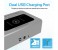 Promate Timebase-2 Multi-Function Stereo Wireless Speaker and Charging Station - Silver 6 in UAE