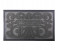 Royalford RF9560 Rectangular Door Mat - 45 x 75cm, Grey & Black 1 in UAE