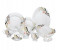 Royalford RF8376 49 Pieces Royal Round Dinner Set - White 1 in UAE