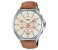 Casio MTP-E303L-9AVDF (CN) Mens Analog Watch Brown and Beige 1 in UAE