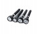 Geepas GFL4639 242mm 4-in-1 Family Pack Rechargeable LED Flashlight - Black 1 in UAE